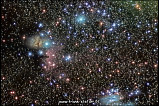 Flammennebel NGC2024 und Pferdekopfnebel B33