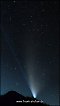 Komet NeoWise am Brünstelkreuz Gipfel
